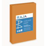 Raja papier a4 coloured paper - 80g - ramette de 500 feuilles - orange Raja papier a4 coloured paper - 80g - ramette de 500 feuilles - orange