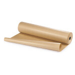 Raja papier kraft naturel 70 g / m en rouleau 1 m x 300 m - marron