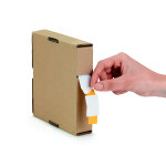 Raja pastilles adh�sives double face - 19 x 19 mm - blanc - lot de 1000