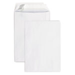 Raja pochette blanche 176 x 250 mm 90g sans fen�tre - autocollante bande protectrice - lot de 500