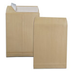 Mondoffice pochette kraft brun 280 x 380 mm 120g sans fentre - soufflet 3 cm - autocollante bande protectrice ...