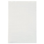 Raja recharge chevalet papier standard blanc quadrill 70g - l. 65 x h. 98 cm - bloc de 25 feuilles