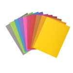 Mondoffice sous - chemises 80g - 22 x 31 cm - assortis vifs - lot de 30