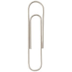 Mondoffice trombones acier nickelé 25 mm bout rond - boîte de 100 Mondoffice trombones acier nickelé 25 mm bout rond - boîte de 100