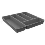 Range - couvert gris 5 compartiments