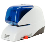 Rapid agrafeuse lectrique supreme 5050e - capacit 50 feuilles - blanc et bleu