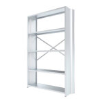 Rayonnage archive de bureau smart - h. 200 x l. 100 cm - elément départ - gris clair Rayonnage archive de bureau smart - h. 200 x l. 100 cm - elément départ - gris clair