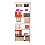 Rayonnage de bureau starting - a échelles - h. 250 cm - suivant - anthracite Rayonnage de bureau starting - a échelles - h. 250 cm - suivant - anthracite
