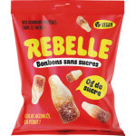 Rebelle bonbon bouteille de colas vegan - sans sucre - sachet de 50 g
