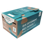 Recygo kadnabox bote de collecte pour le tri et le recyclage des papiers - service de collecte inclus ...