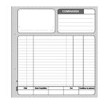 Registres le dauphin manifold autocopiant commande , triple exemplaires 21x21cm, 50 pages Registres le dauphin manifold autocopiant commande , triple exemplaires 21x21cm, 50 pages