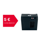 Rexel destructeur de documents secure x6 coupe crois�e din p4 - 6 feuilles - corbeille 10l - noir