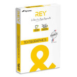 Rey ramette 250 feuilles papier extra blanc text & graphics a4 160g cie 170 trs satin