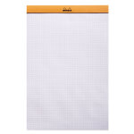 Rhodia bloc notes agraf� orange 21 x 32 cm - 80g - petits carreaux 5x5 - 160 pages