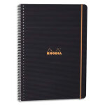Rhodia cahier probook spirale couverture noire pp 22, 5x29, 7cm 160 pages lignée 6mm perforées 4 trous ... Rhodia cahier probook spirale couverture noire pp 22, 5x29, 7cm 160 pages lignée 6mm perforées 4 trous ...