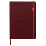 Rhodia carnet souple octobre rose rhodiarama a5 14, 8 x 21 cm - 90g - lign� - coloris lie de vin - 160 ...