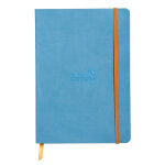Rhodia carnet souple rhodiarama a5 14, 8 x 21 cm - 90g - lign 7 mm - turquoise - 160 pages