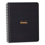 Rhodia rpertoire adressbook a5 pp noir, 160 pages non perfores.
