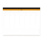 Rhodia sous - main semainier non dat� 29, 9 x 22 cm