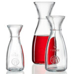 Carafe en verre bordeaux, 1 l