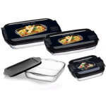 Ritzenhoff & breker plat � gratin cucina, en verre, 3, 2 l