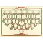 Rnk verlag arbre généalogique 'arbre esquissé', 70 x 50 cm Rnk verlag arbre généalogique 'arbre esquissé', 70 x 50 cm