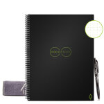 Rocketbook core cahier  spirale connect rutilisable a4 21 x 29, 7 cm - 32 pages - noir