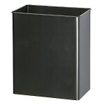 Rossignol corbeille pivotante rectangulaire murale rossignol 27 l gris manganse