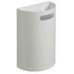 Corbeille sanitaire murale d�crochable blanc 20 l rossignol