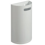 Corbeille sanitaire murale d�crochable blanc 40 l rossignol