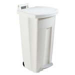 Rossignol poubelle  pdale boogy 90 l - blanc