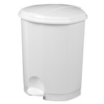 Rossignol poubelle  pdale prima, 18 litres - blanc