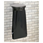 Rossignol support sac mural avec couvercle 110l - gris anthracite Rossignol support sac mural avec couvercle 110l - gris anthracite
