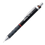 Rotring portemine tikky mine 0, 5 mm rechargeable - corps noir avec grip