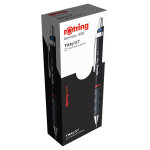 Rotring portemine tikky mine 0, 7 mm rechargeable - corps noir avec grip - lot de 12 noir Rotring portemine tikky mine 0, 7 mm rechargeable - corps noir avec grip - lot de 12 noir