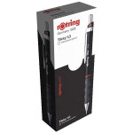 Rotring portemine tikky mine 1 mm rechargeable - corps noir avec grip - lot de 12 noir Rotring portemine tikky mine 1 mm rechargeable - corps noir avec grip - lot de 12 noir