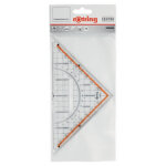 Rotring set de gomtrie centro : une rgle, un rapporteur semi - circulaire et 2 querres  poigne ...