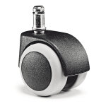 Roulettes universelles 50mm pour sols durs - lot de 5 Roulettes universelles 50mm pour sols durs - lot de 5