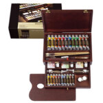 Peinture � l'huile rembrandt, coffret 'master'