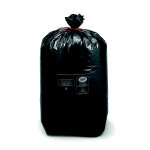 Sac poubelle conomique 110l noir en plastique 60% recycl - lot de 250