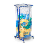 Sac poubelle macroperforé grand volume 400l transparent pour support mobile - lot de 100 Sac poubelle macroperforé grand volume 400l transparent pour support mobile - lot de 100