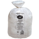 Sac poubelle plastiques blanc 100l - lot de 250 sacs Sac poubelle plastiques blanc 100l - lot de 250 sacs