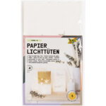 Sachet de papier photophore '�toiles', grand, papier