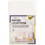 Sachet de papier photophore 'uni', petit, en papier