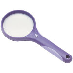 Safetool loupe ronde bi matiere, grossit x3 - violet ou vert Safetool loupe ronde bi matiere, grossit x3 - violet ou vert
