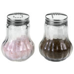 Sali�re et poivri�re, verre, set de 2