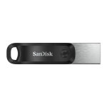 Sandisk cl� usb 3. 0 ixpand go 64 gb avec connecteur lightning - argent / noir