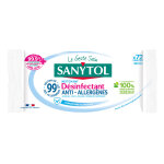 Sanytol lingettes désinfectantes multi - usages anti - allergènes - paquet de 72 lingettes Sanytol lingettes désinfectantes multi - usages anti - allergènes - paquet de 72 lingettes