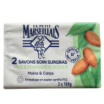 Savons solides le petit marseillais adoucissant 100 g, lot de 2