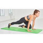 Tapis de sol de fitness, 15 mm, vert